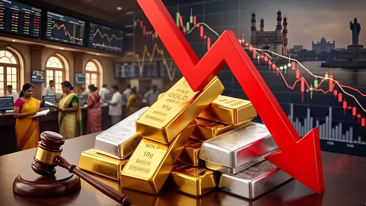 బంగారం ధరలకు భారీ బ్రేక్… హైదరాబాద్ మార్కెట్‌లో ఒక్కసారిగా పడిపోయిన గోల్డ్, సిల్వర్ రేట్లు