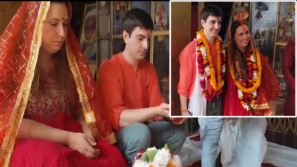 ఇటలీ జంట భారతీయ సనాతన సంప్రదాయం ప్రకారం కాశీలో వివాహం!