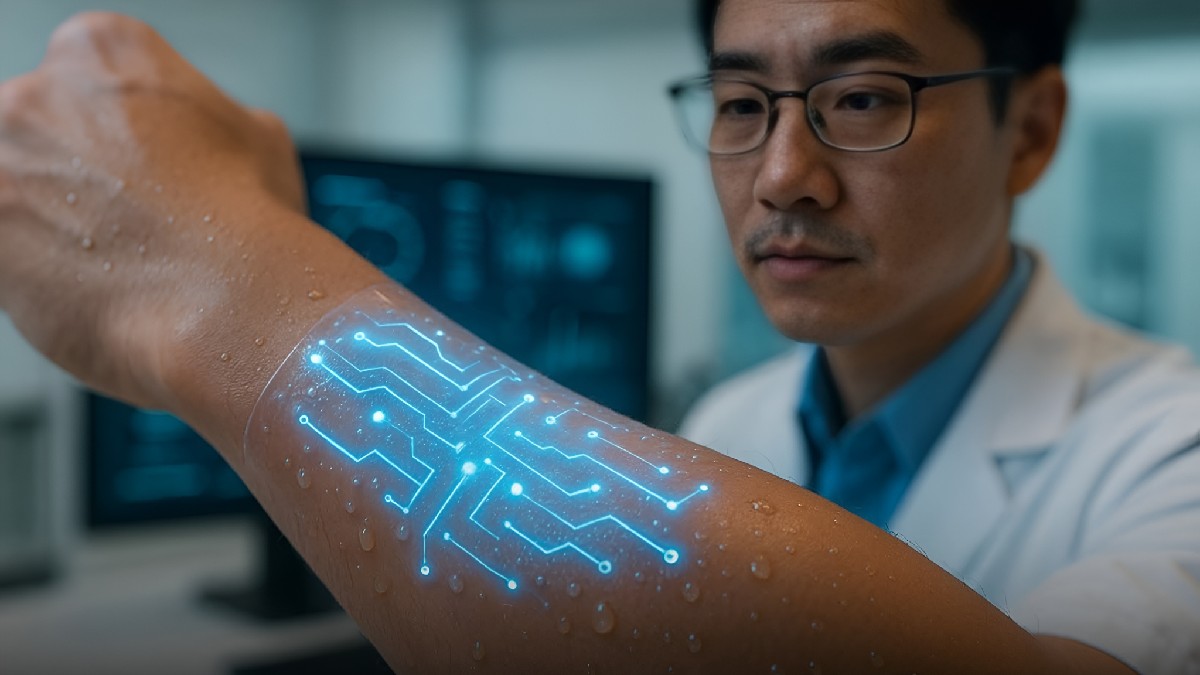 శరీర శక్తినే విద్యుత్తుగా మార్చే కృత్రిమ చర్మం — దక్షిణ కొరియా శాస్త్రవేత్తల అద్భుత ఆవిష్కరణ!